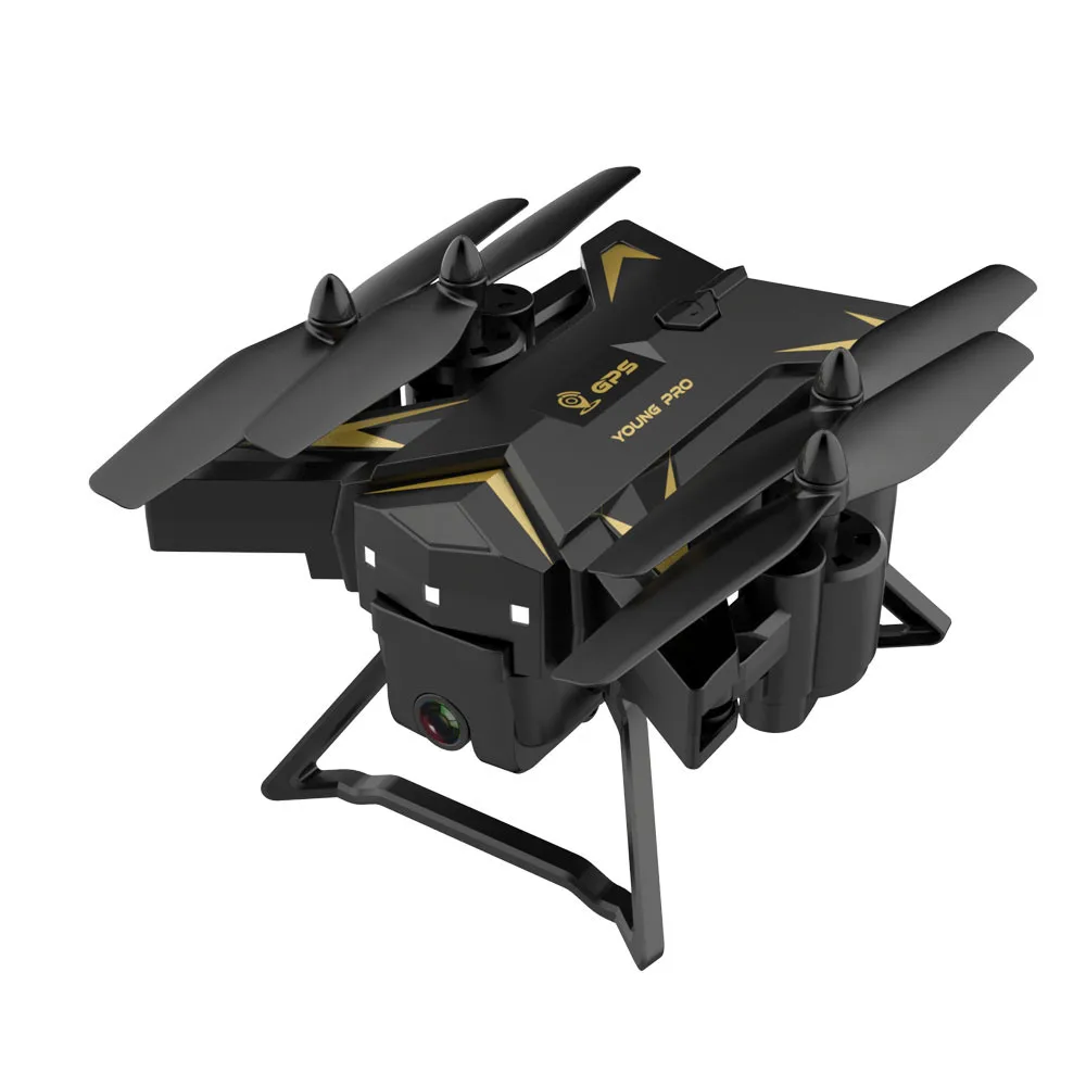 Профессиональный складной Дрон с GPS KY601G 4K HD камера 5G wifi FPV Дрон светодиодный 2,4G 4CH 1,8 на расстояние км 20 минут полета RC Квадрокоптер