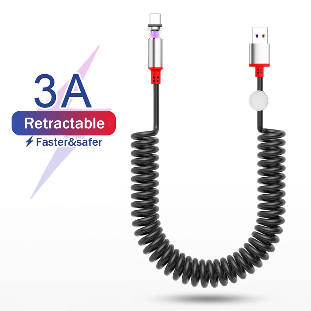 Магнитный кабель usb-c Micro USB для iPhone Samsung Xiaomi Huawei 3A | Мобильные телефоны и аксессуары
