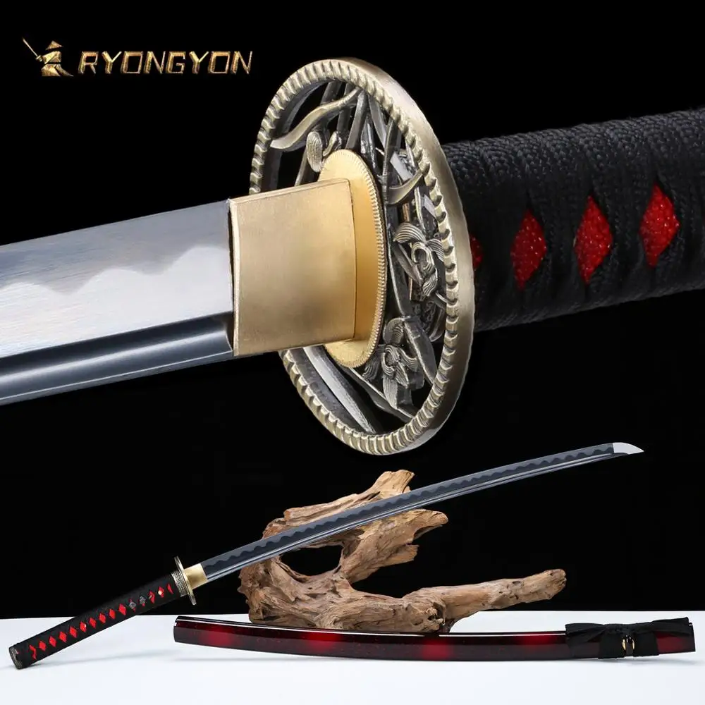RYONGYON Handmade Katana Real Sword Sharp Genuine Japanese Samurai