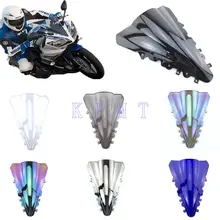 Для Yamaha YZF R15 R 15 2014 2015 2016 двойной пузырь мотоцикл ветровое стекло