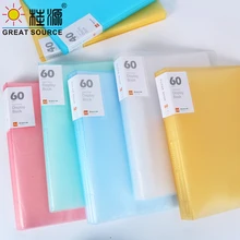 A4 PP презентационная книга дисплей книга проект папка 20 прозрачных карманов Необычные конфеты цвет 1 шт