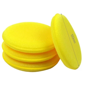 

Car Foam Sponge 12Pcs Foam Sponge Wax Applicator Cleaning Detailing Pads Car Waxing Polish Car Home Care Cleaning Yellow 10cm