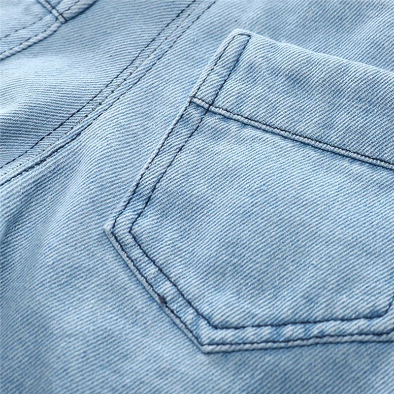 Новые стильные летние джинсовые шорты для мальчиков и девочек детские повседневные шорты детские шорты с дырками