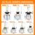 hlxg H4 LED H7 H11 H8 HB4 H1 H3 9005 HB3 Auto Автомобильные Фары Лампы Мотоцикл 8000LM Автомобильные Аксессуары 6500K 4300K 8000K противотуманные фары