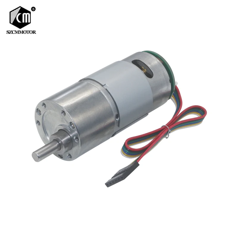 12vdc 8 1000rpm High Torque Speed Reduction Gear Motor With Holzer Encoder Metal Gearbox Encoder Geared Motor Dc Motor Aliexpress