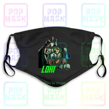 

Dust Mask with Filter Loki Avenger Superhero Us Supplier Washable Reusable Mask