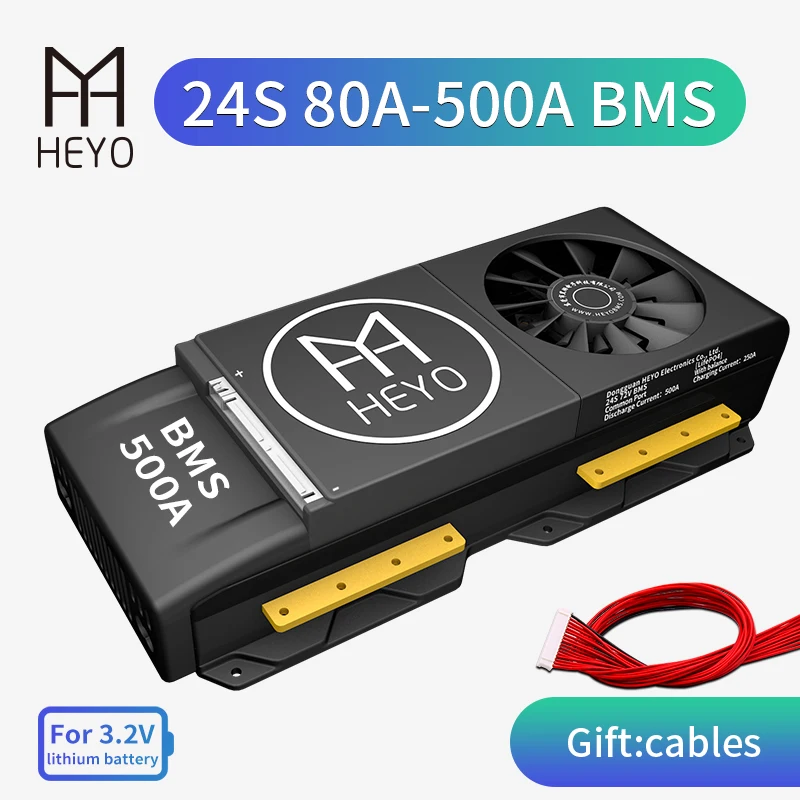 3 2 в bms 24S 80A 100A 120A 150A 400A 500A 72В BMS для LiFePO4 аккумуляторного блока с функцией