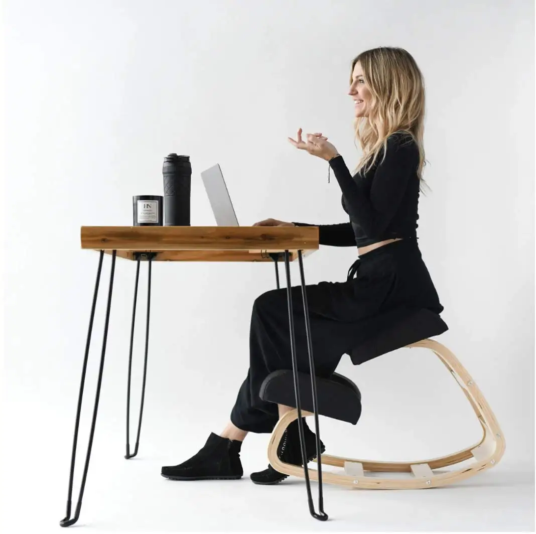 Gifsin Folding Kneeling Chair Camping Furniture Camping Accessories Chaise Lounge for Home and Office Computer Desk