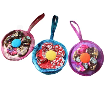 

1 Pcs Newly Tie-dye Double Sided Sunflower Storage Package Phone Change Card Small Items Storage Purse For Ladies Girls 11*11CM