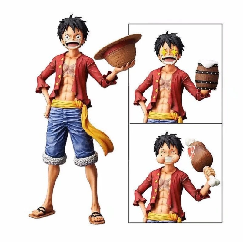 28センチメートルアニメ置物ワンピース2nd世代3フォームスター目食べる肉モンキー D ルフィpvcアクションフィギュアコレクションモード Action Figures Aliexpress