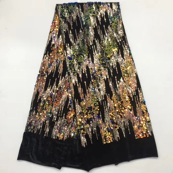 

New Style French Net Lace Fabric African Tulle Mesh Lace Fabric 2018 High Quality Nigerian Lace Fabric For Party Dress