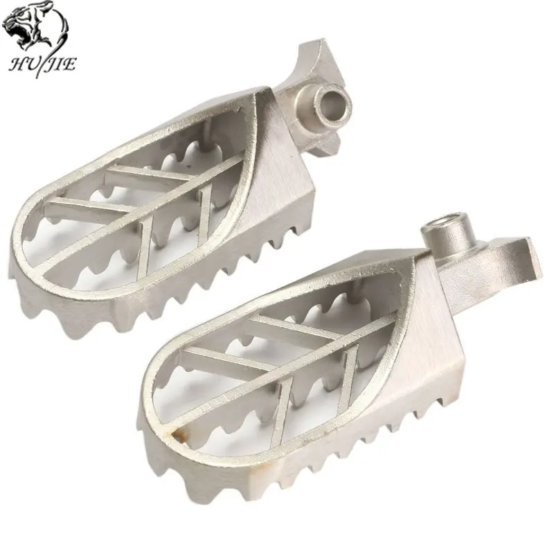 1 комплект из нержавеющей стали, педаль для ног мотоцикла для Yamaha YZ85 YZ125 YZ250 YZ450F WR250F