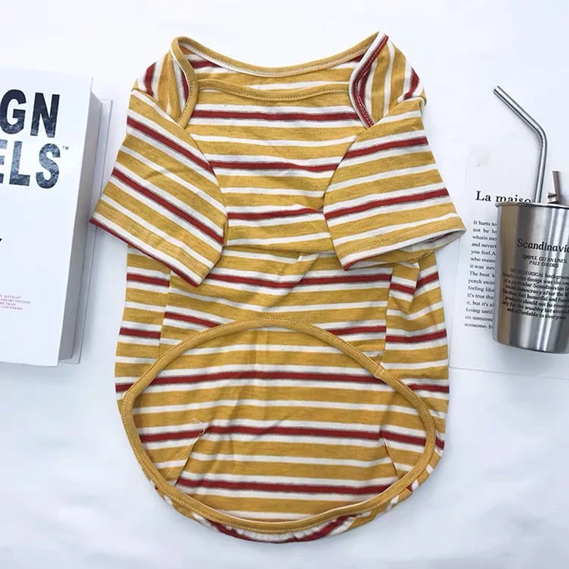 Fashion French Bulldog Undershirt Summer T-shirt Vest Coat Pet Dog Clothes Small Medium Dogs Corgi Chihuahua Pug Sweater KLC14