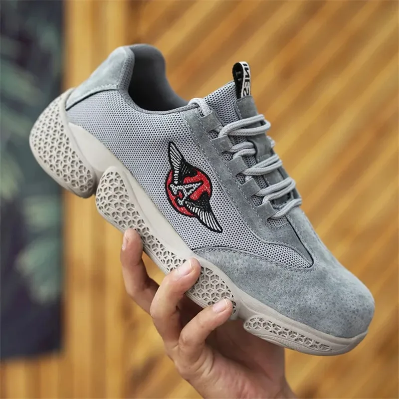 Dewbest/Большие размеры 36-47, стальная безопасная обувь, мужская легкая дышащая рабочая обувь, защитные ботинки для мужчин, анти-прокол
