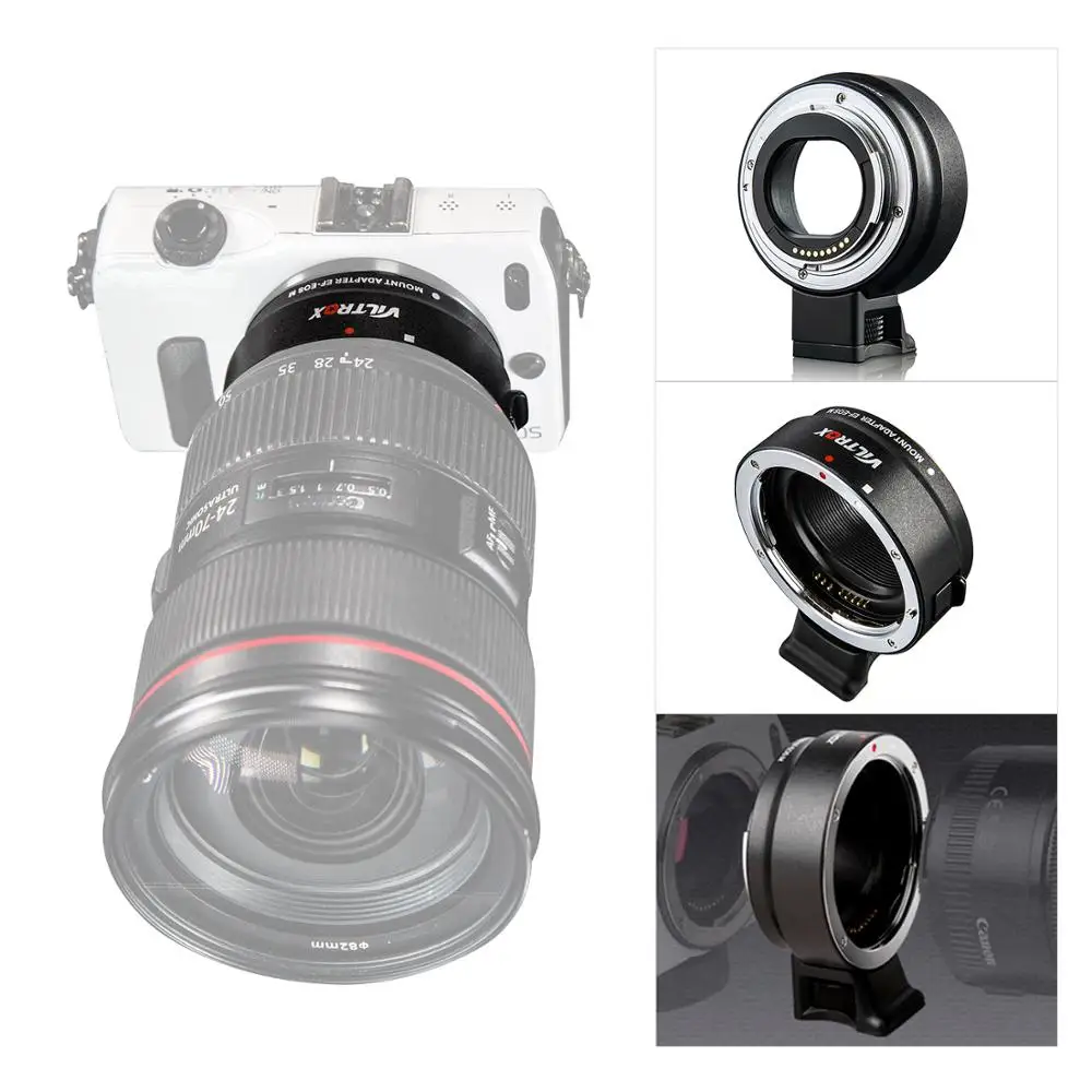 Горячая Viltrox Автофокус EF-EOS м крепление объектива адаптер для Canon камера EF EF-S объектив для Canon EOS беззеркальная камера