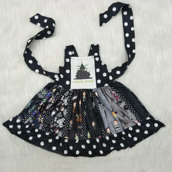 

2019 Summer New Baby Girls Dress Fashion Addams Family Princess Elsa Dresses Children's Clothes Kids Clothing
