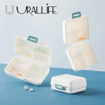 

Urallife Jordan&Judy Portable Pill Box Mini Large Capacity Medicine Container Sealed Weekly Pill Case Travel Storage Organizer