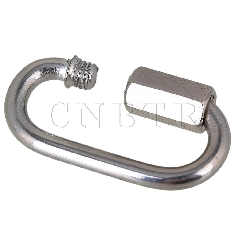 CNBTR Quick Link Chain Fastener M3.5 Stainless Steel 304 with Screw Set of 10