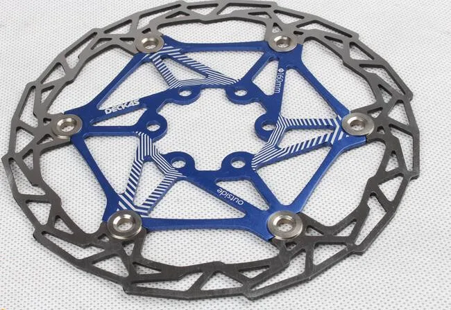 blue 160mm MTB горный велосипед дисковые тормоза плавающий ультра-светильник разноцветный диск 160 мм - Цвет: blue 160mm