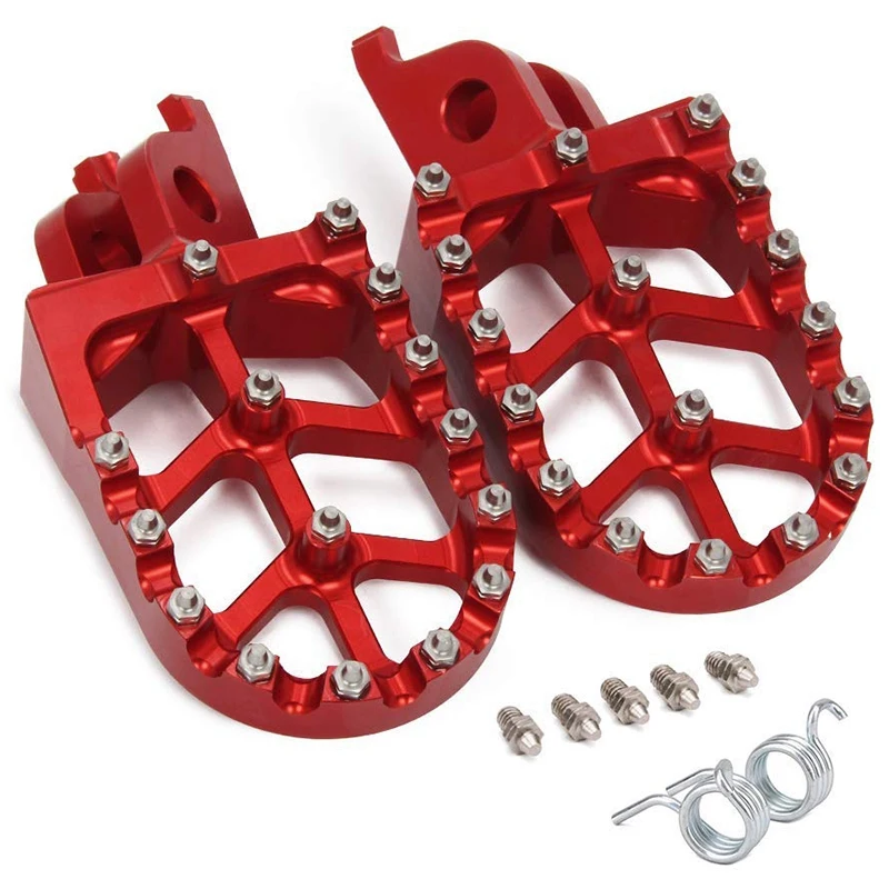 

Foot Pegs Pedals Rests For For Honda Cr125/250R 02-07/Crf150R 07-18 Crf250R 04-17/Crf250X 04-17/Crf450R 02-18 Crf450Rx 17-18 Crf