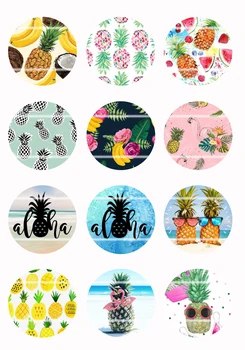 

Handmade Colorful picture Round Glass Cabochons Refrigerator magnet for Necklace Decoration and Phone Chain Accessaries63