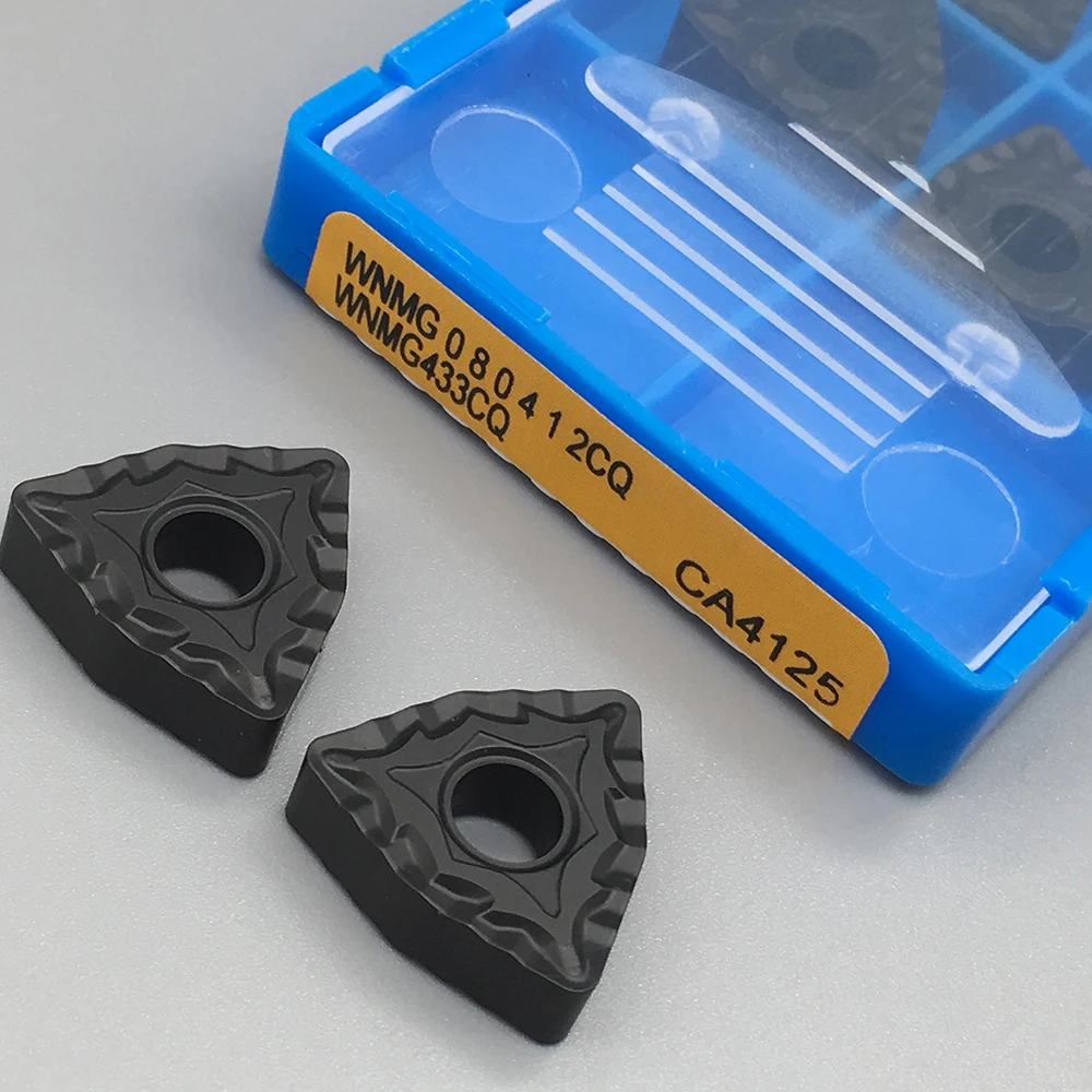 10 шт. WNMG080412 CQ CA4125 для стальных деталей аксессуары для металла CNC Запчасти для станков инструмент токарный станок резак