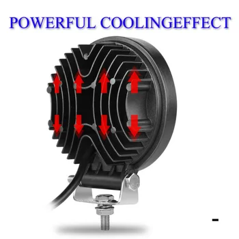 

40000LM LED Work Lights 6000K DC 9-32V Set Truck Off-road Super bright