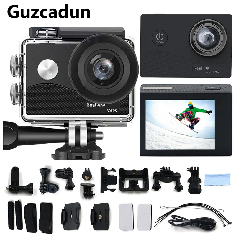 Guzcadun 4K экшн-камеры Wifi Спортивная камера s камеры для наружных помещений Подводная