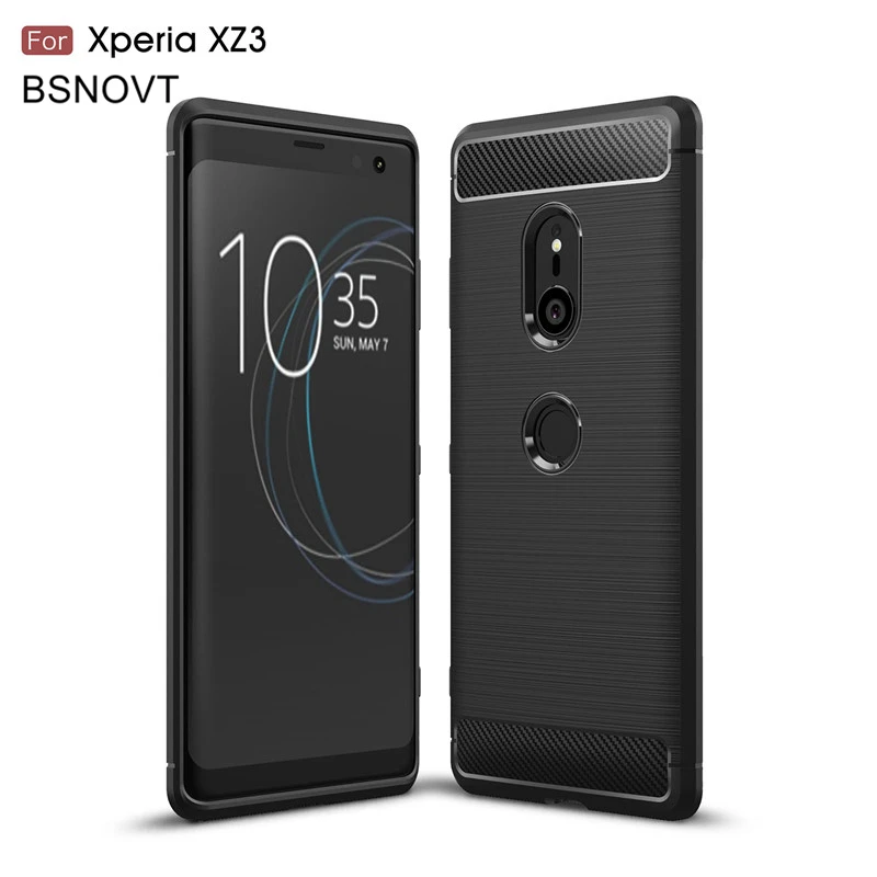 Чехол для Sony Xperia XZ3 силиконовый ударопрочный Матовый Бампер противоударный чехол