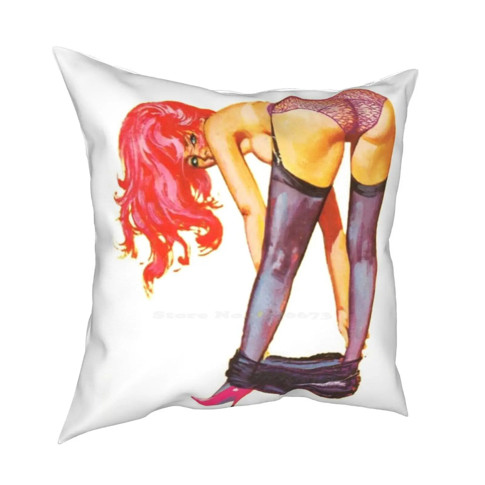 Ooops! Federa Per Cuscino In Polpa 1950S 1960S Trashy Sleazy Stud Harlot Vintage Bad Girls Retro Girls Rude Saucy Racey Saffo