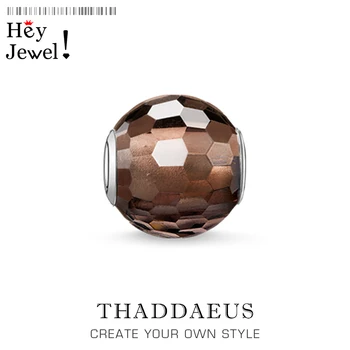 

Beads Smoky Crystal Faceted, Silver Jewelry Fits Bracelet Thomas Necklace Karma Charms European Accessories