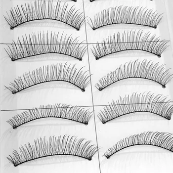 

New 10 pairs False Eyelashes Natural Makeup Handmade Soft False Lashes Eyelash Extension Fake Eyelashes