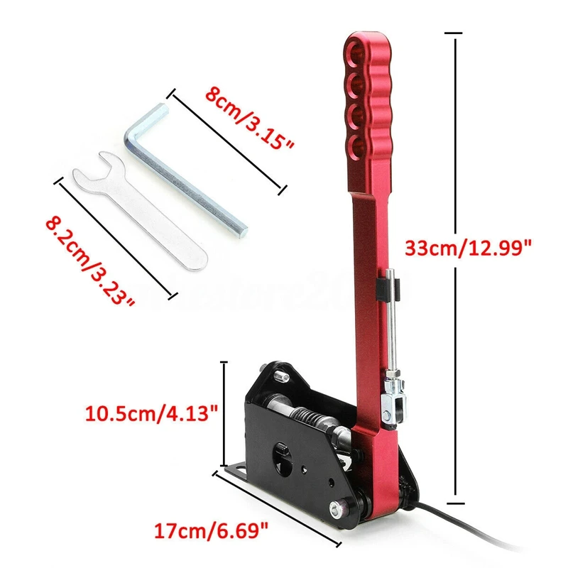 JQSKUNP 14 Bit SIM Handbrake Clamp USB For Logitech Racing Games G25/G29/T300/T500 FANATECOSW For LFS DIRT Hand Brake Fixture