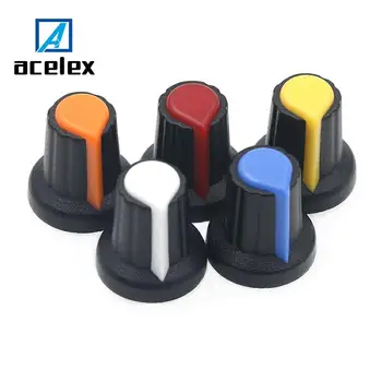 

20pcs WH148 potentiometer knob cap Yellow Orange Blue White Red 15X17mm AG2 knob