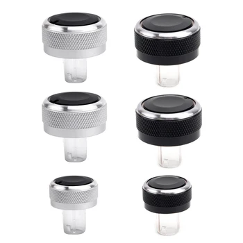 

1Set Air Condition Heater Control Switch Knob Button Fit For VW Golf Sirocco Jetta Passat Caddy EOS Tiguan Touran