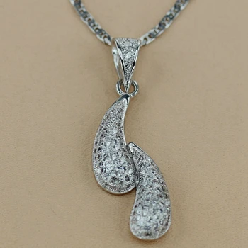 

Fleure Esme Luxury Wedding Jewelry & Accessories christmas pendants for women Berserk White Cubic Zirconia Rhodium Plated R3131