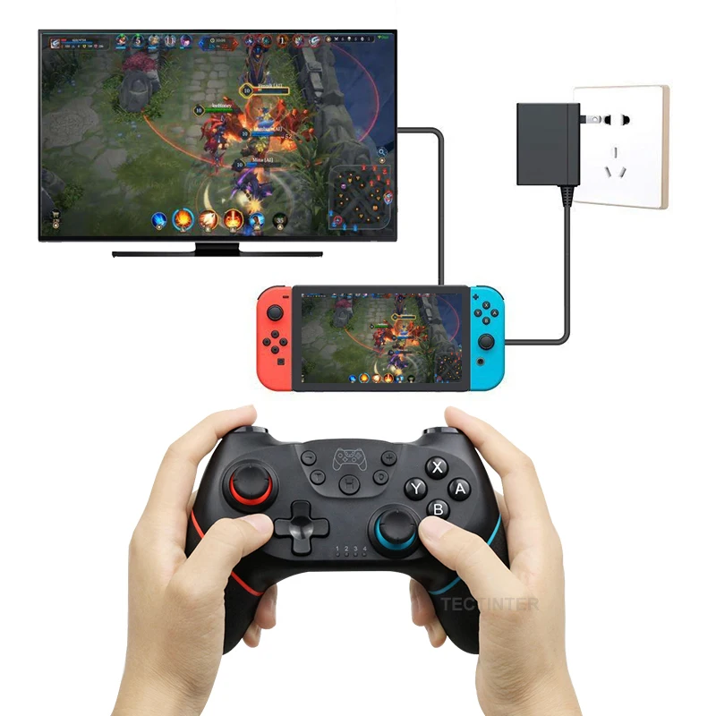 Wireless Game Controller Joystick Compatible Nintendo Switch NS Pro Console Joypad / PC Accessories Controle Support Bluetooth