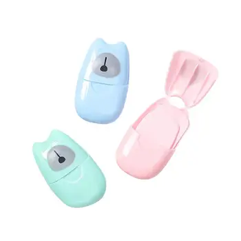 

3 Boxes Soap Flakes Disposable Portable Soap Paper Scented Foaming Soap Sheet For Outdoor Travel Hand Washing Sterilizer