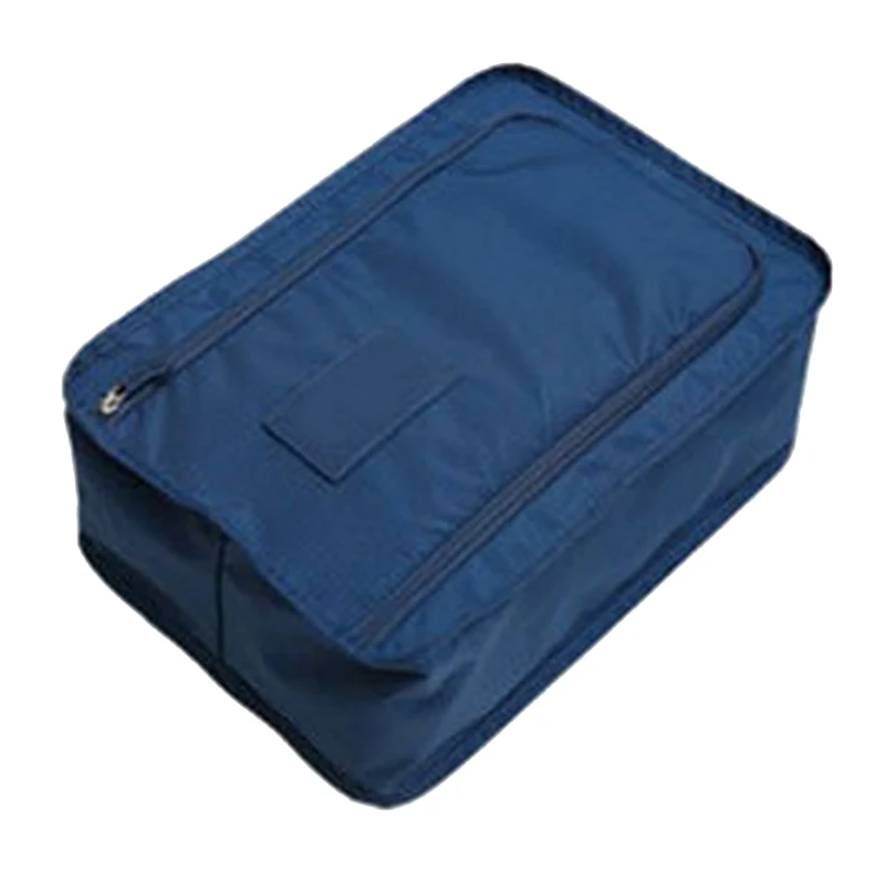 Водонепроницаемая сумка для обуви сумка для хранения дорожная сумка сортировочный мешок на молнии для домашнего хранения портативная обувь Органайзер - Цвет: Dark Blue