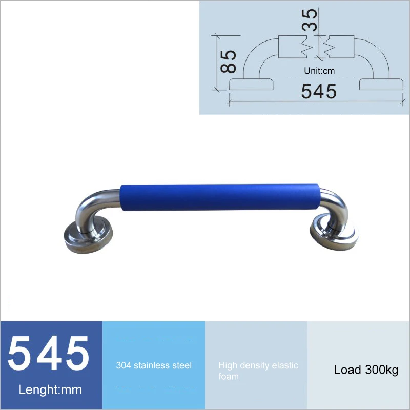 Ванная комната специальные противоскользящие перила нагрузки 300 кг беременных Для женщин анти-скольжения принадлежности для Нержавеющая сталь Ванная комната Ванна поручень