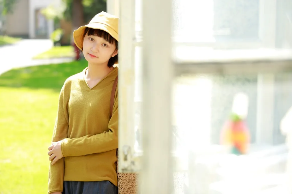 Пуловер вязание без подкладки костюм-платье джокер сплошной цвет рендеринга без подкладки верхняя одежда