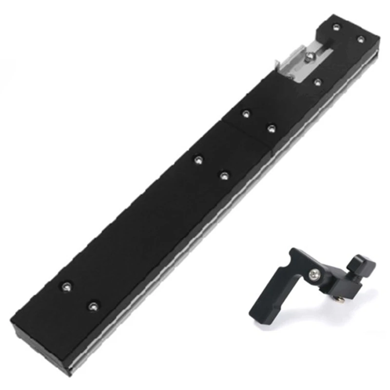 

30X60X450Mm Aluminum Box Joint Jig Kit For Miter Gauge Woodworking Tool