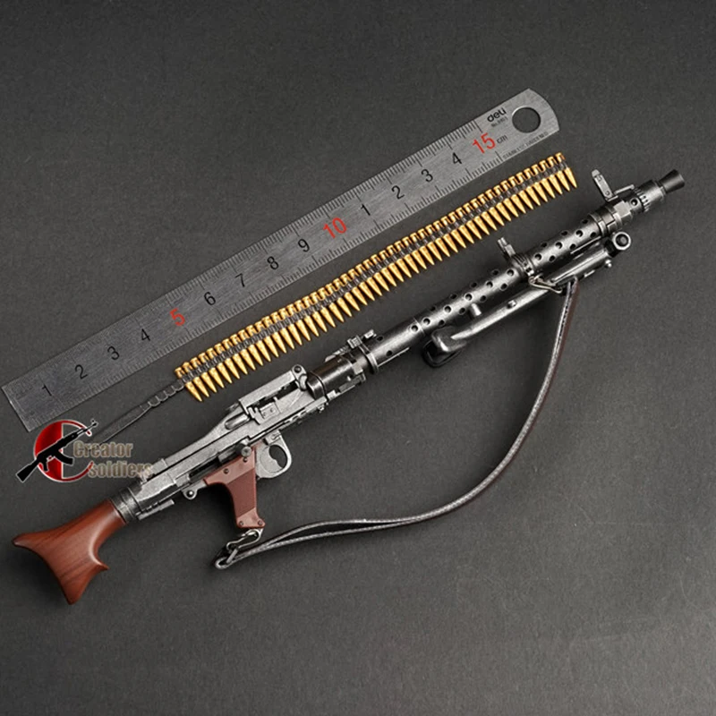 1:6 1/6 MP44 Stg44 пистолет модель оружия для 12 дюймов Экшн фигурки Коллекция Модель - Цвет: Черный