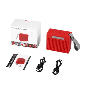 

Outdoor Portable Hifi Wireless V4.2 Speaker with Enhanced Bass Waterproof IPX6 with 5W Audio Driver