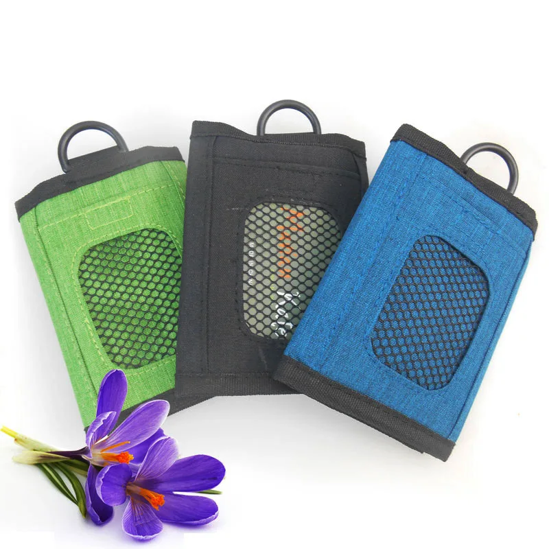 

Dull Polish Cationic Solid Color Men And Women Three Fold Card Bit More Wallet Students Casual Purse Can Be Printed Logo