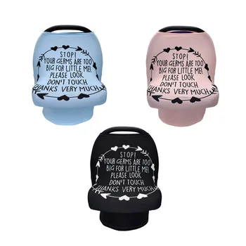 

Multifunctional Infant Baby Nursing Breastfeeding Cover Car Seat Stroller Shopping Cart Cover with No Touch Sign