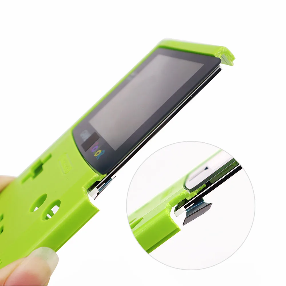 Hispeedido V5 Laminated OSD Menu Retro Pixel IPS High Backlight LCD Screen For Gameboy Advance Color GBC With Pre-cut Shell