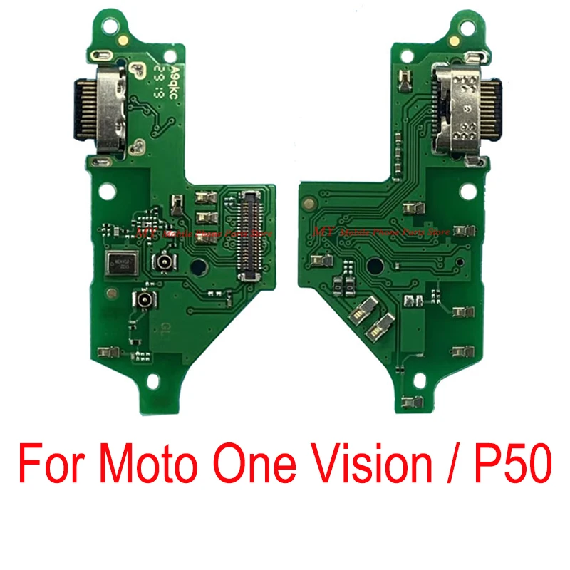 

New USB Charging Port Dock Plug Connector Board Flex Cable For Motorola Moto P50 / One Vision Charger Board Flex Cable