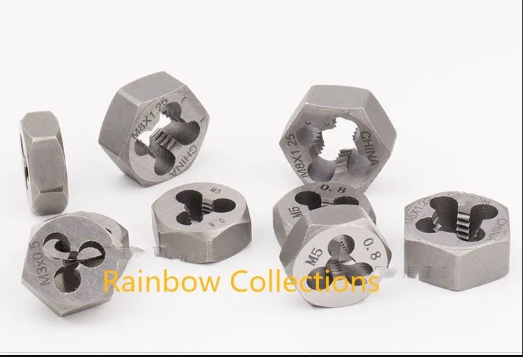 

1pcs HSS Thread Cutting Metric Hexagonal Dies M2.5/3/4/4.5/5/5.5/6/7/8