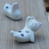 Домашние аксессуары ресторанная стойка для палочек для еды керамическая черная кошка Zakka Подставка под палочки для еды керамическая посуда ремесла A-438